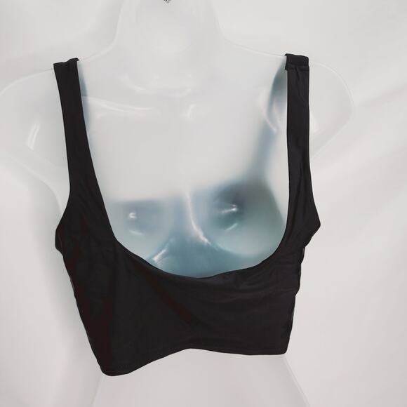 Aerie Black Swim Top with Leopard Bikini Bottom -Beach-Pool-Cruise - Picture 8 of 9